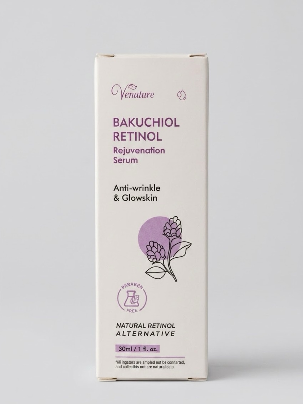 Venature Bakuchiol Retinol Rejuvenation Serum - Cream Anti-Aging Skincare